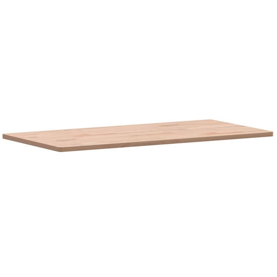 vidaXL Holz Waschtisch ohne Waschbecken L100xB50xH2cm Beech