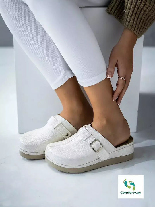 Vesna Women's Anatomic Clogs White