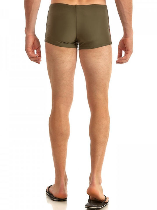 Asalo Men's Swimwear Shorts Khaki