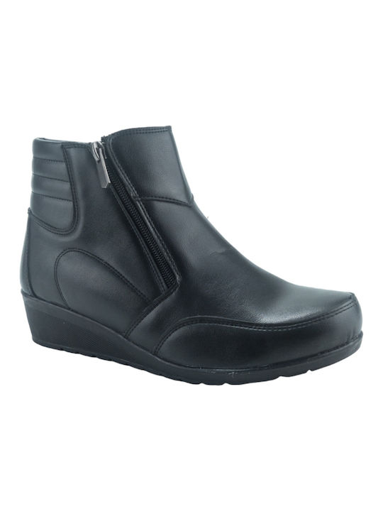 Aerostep Women's Ankle Boots Platform Black