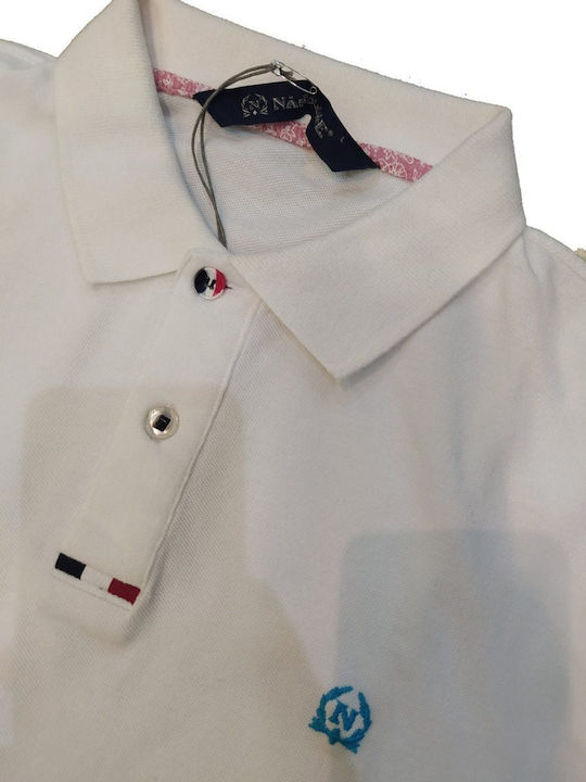 Polo Bluză cu mânecă scurtă White