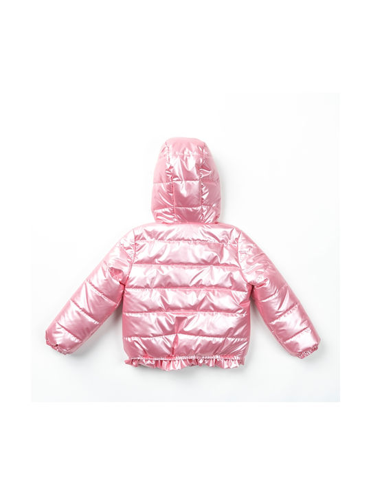 Zippy Kinderjacke Μεταλιζέ Ροζ