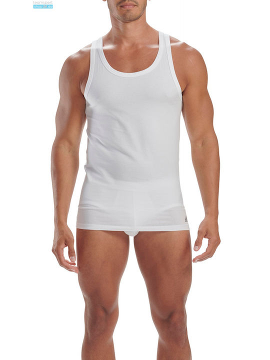 Adidas Men's Undershirt Short-sleeved in White Color