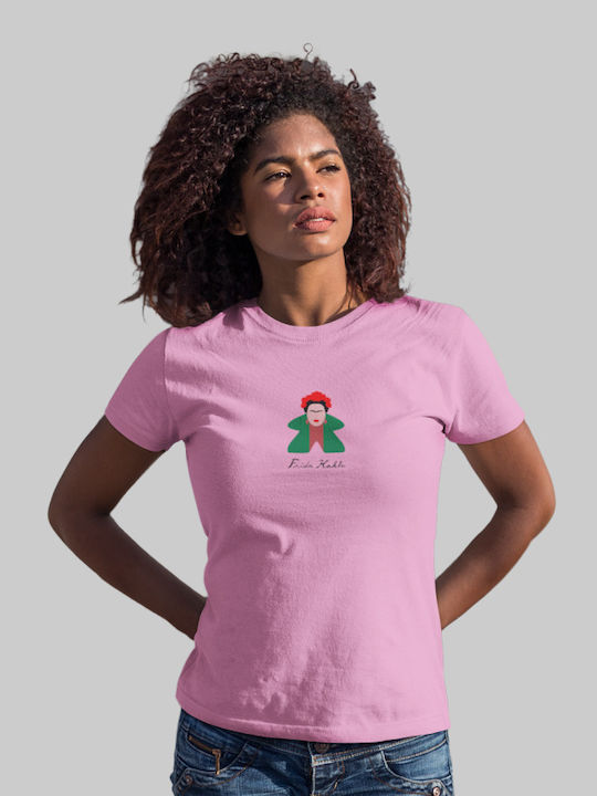 TKT T-shirt Frida Kahlo Rosa Baumwolle
