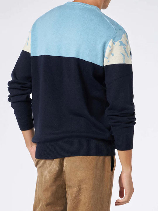 MC2 Men's Long Sleeve Sweater Blue