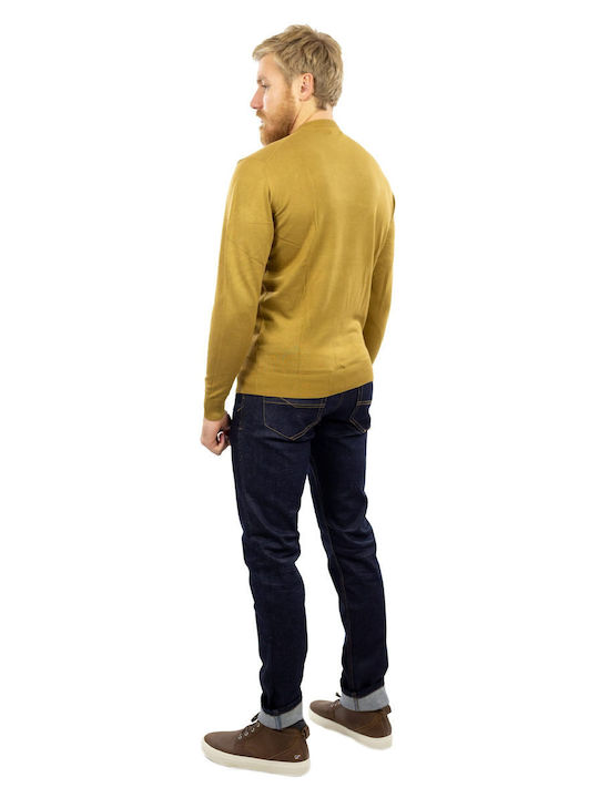 Ascot Sport Herren Langarm-Pullover Mustard (Mustard)