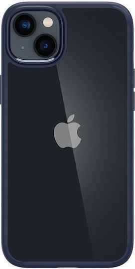 Spigen Crystal Hybrid Задна корица Силикон / Пластмаса Тъмносин (iPhone 14 Plus)