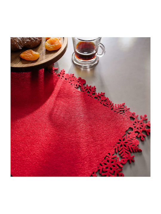 Gofis Home Christmas Placemats Fabric Red L45xW30cm.