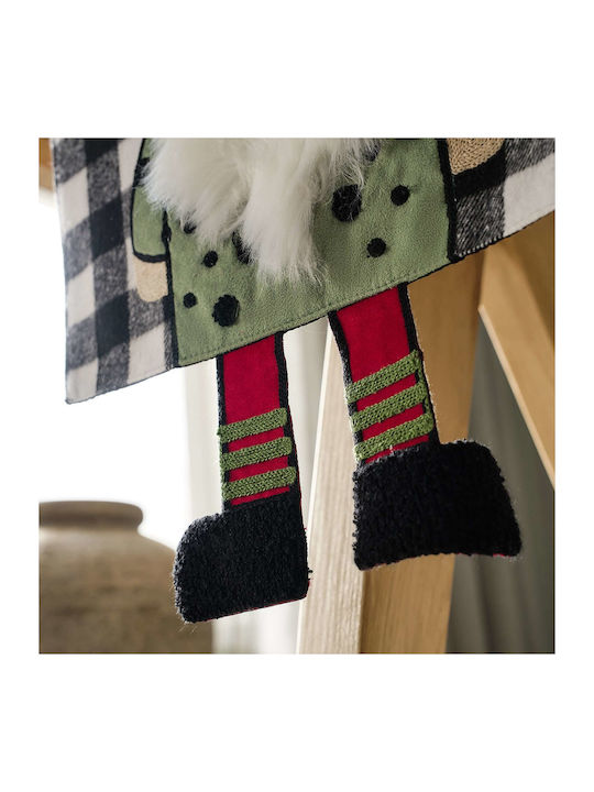 Gofis Home Weihnachtlich Tischtuch Läufer Stoff Schwarz L160xB37cm.