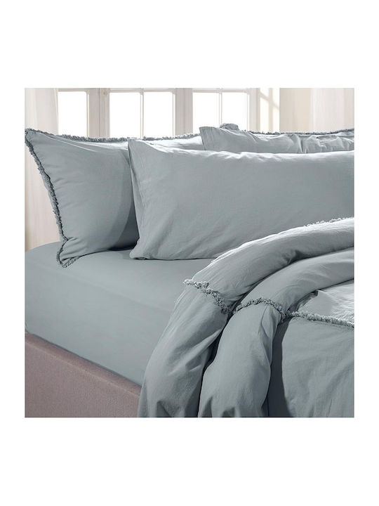 Charisma Σετ Παπλωματοθήκη 260x250cm King Size με 2 Μαξιλαροθήκες Mint Blue