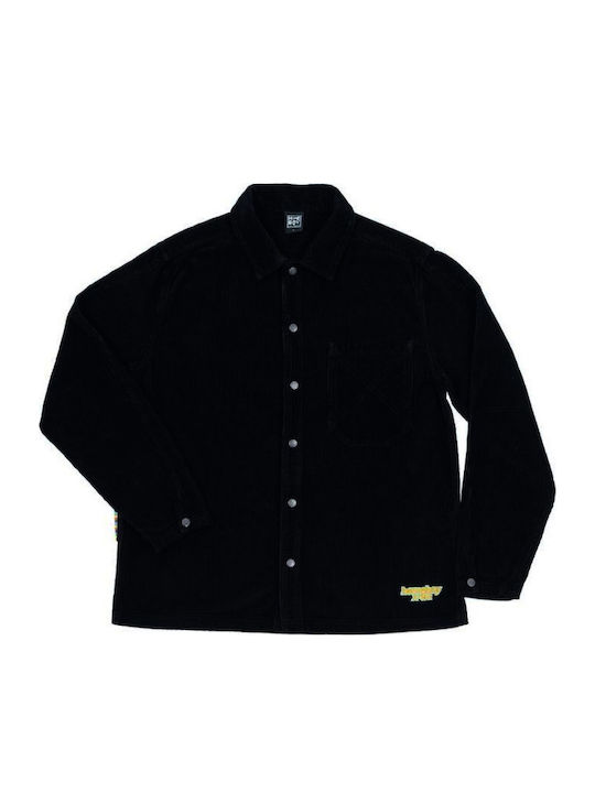 Langärmlig Hemd Polka Dot Black