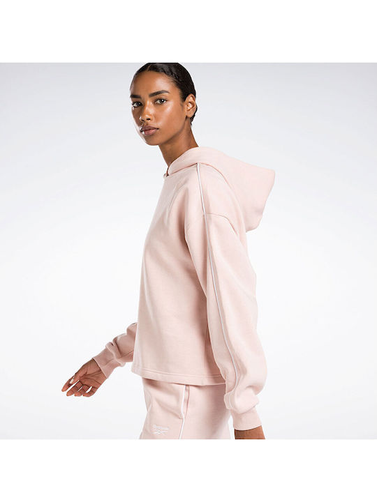 Identity Gekürzt Damen Sweatshirt Kapuzen Possibly pink f