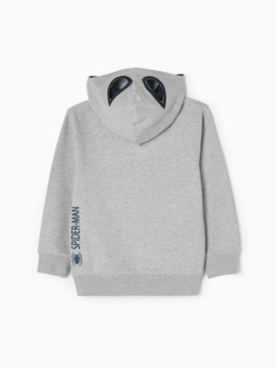 Zippy Kids Sweatshirt Cardigan Grey melange.