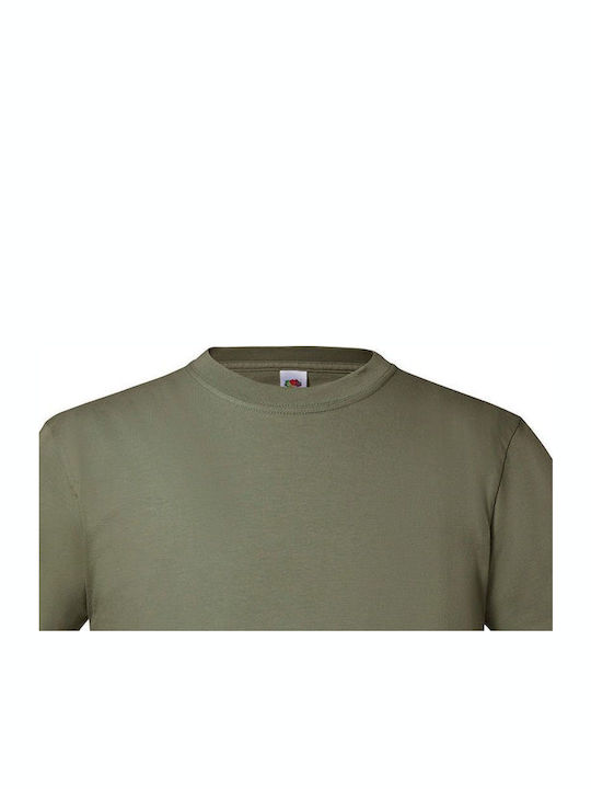 Fruit of the Loom T Men's Short Sleeve Promotional T-Shirt Classic Olive