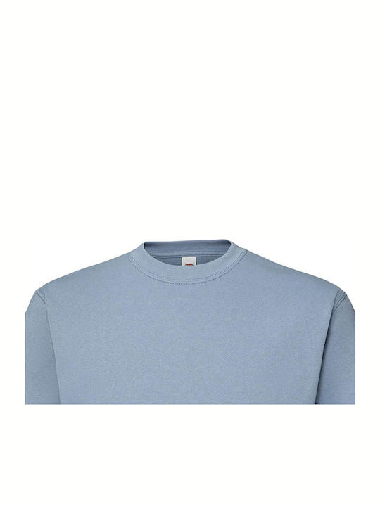 Fruit of the Loom Set Men's Long Sleeve Promotional Sweatshirt Mineral Blue