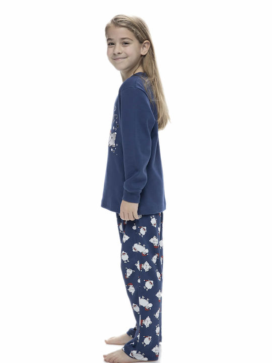 Galaxy Kids Pajamas Cotton Blue 100%