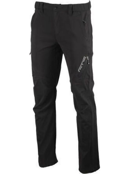 GTS Moda Italia Men's Hiking Long Trousers Black