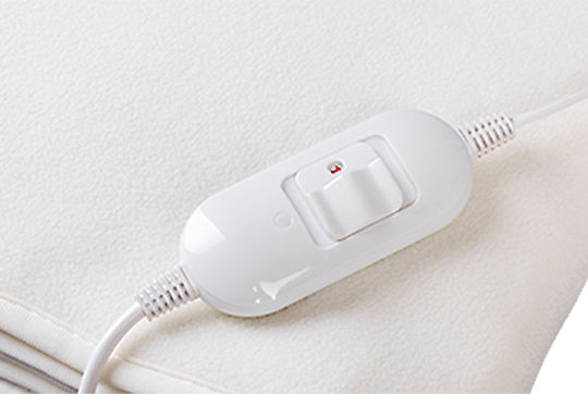 ECG Pătură electrică simplă Alb 60W 80cmx150cm