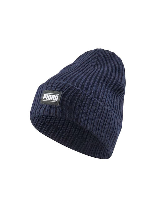 Puma Beanie Unisex Σκούφος Πλεκτός σε Μπλε χρώμα