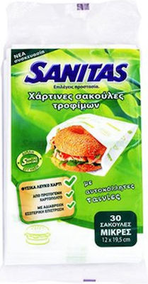 Sanitas Pungi pentru alimente 19.5x12cm 30buc