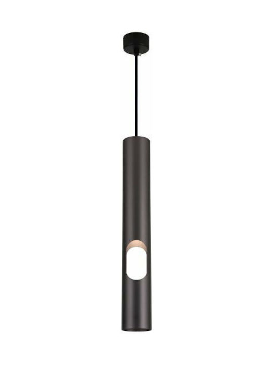 Optonica Pendant Light Black with Socket GU10 6x40cm