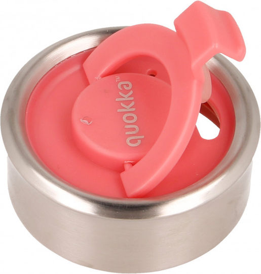 Quokka Tumblers Glass Thermos Bottle Stainless Steel BPA Free 400ml Exotic Pink