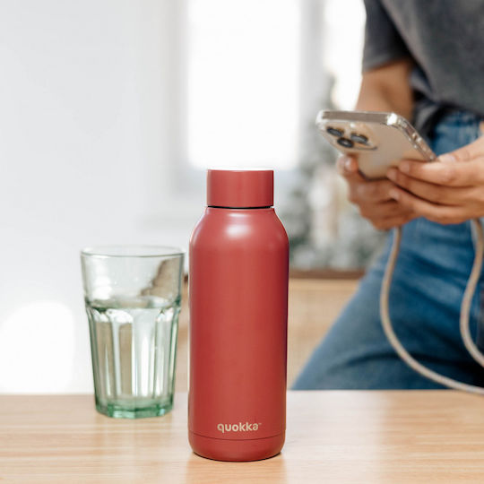 Quokka Μπουκάλι Θερμός Ανοξείδωτο BPA Free 510ml Firebrick Red