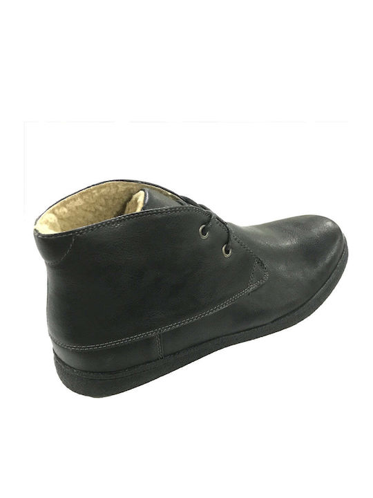 Black Men's Boots Waterproof
