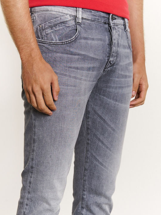 Edward Jeans Ανδρικό Παντελόνι Γκρι