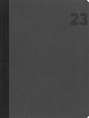 The Writing Fields 74.03070 Săptămânal Agenda Gri 2023 19x25cm Elephant