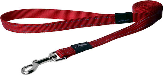 Rogz Λουρί/Οδηγός Σκύλου Ιμάντας Utility Fanbelt Reflective 20mm/1.4m (Μωβ) σε Μωβ χρώμα