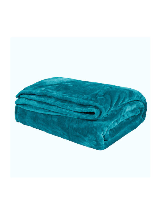Joli Velvet Blanket Double 220x240cm Orange 001.069 Orange
