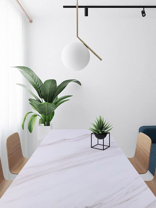 Self-adhesive Wall Mural White 60x300cm