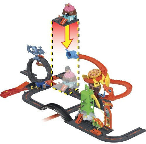 Hot Wheels City - Downtown Garage Ice Cream Swirl 1:64 for Ages 8+