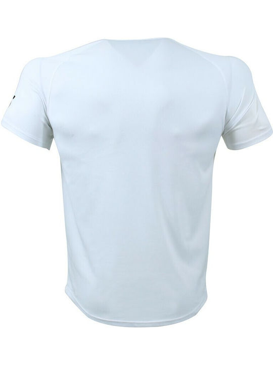 H&S Bluza Sportivă pentru Bărbați cu Mânecă Scurtă White