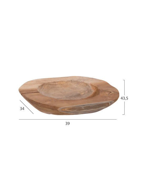 Freebox Decorative Space made of Wooden 39x39x6cm 1pcs