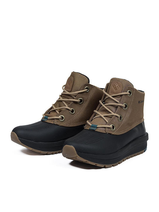 Leder Damenstiefel Schwarz
