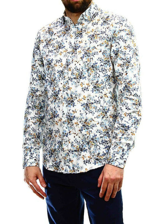 Vittorio Artist Men's Shirt Long Sleeve Floral ''''''