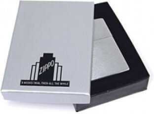 Zippo Replica Rezistent La Vânt Brichetă Cu Flacără În Culoare Argintie