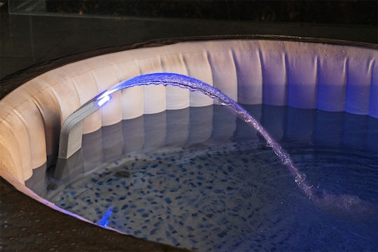 Lay-Z-Spa Pool Waterfall with LED Lighting Silver
