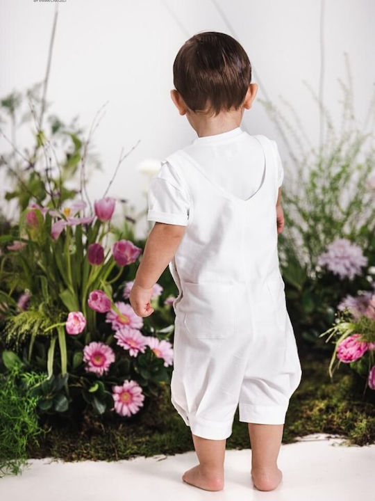 Vinte li Baptism Suit White 2 Pieces
