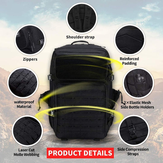 Heavy Duty Στρατιωτικό Σακίδιο Πλάτης Ερήμου 50lt