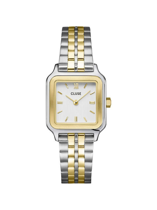 Cluse Gracieuse Petite Watch with Silver Metal Bracelet