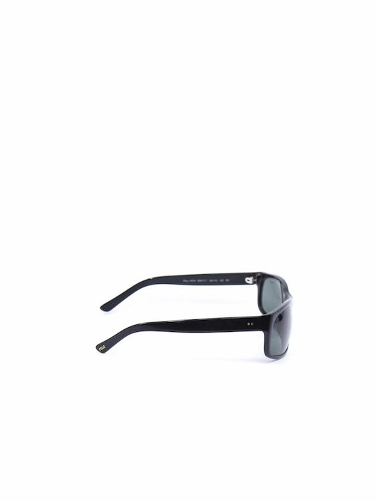Ralph Lauren Men's Sunglasses with Black Plastic Frame and Black Lens PH4035 500171