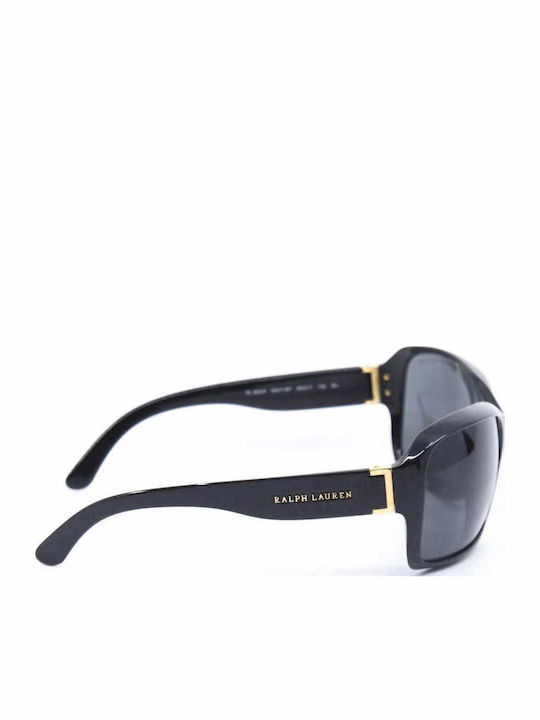 Ralph Lauren Men's Sunglasses with Black Plastic Frame and Black Lens PH8034 500187