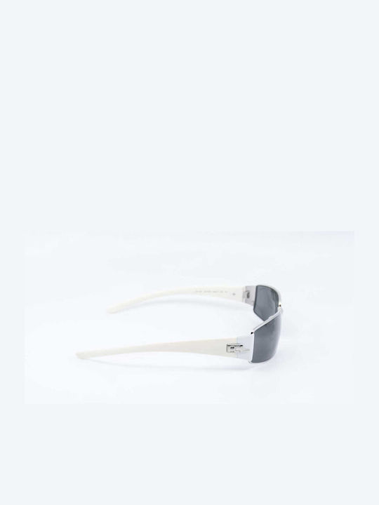 Ralph Lauren Sonnenbrillen mit Weiß Rahmen und Gray Linse PH7021 907387