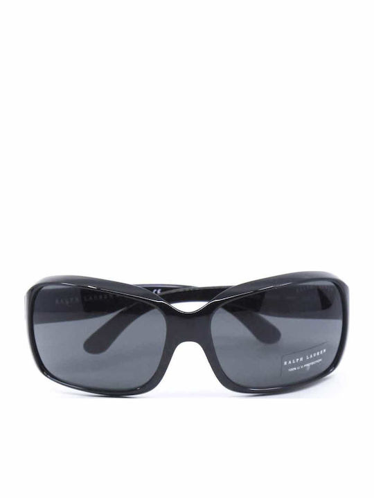 Ralph Lauren Men's Sunglasses with Black Plastic Frame and Black Lens PH8034 500187