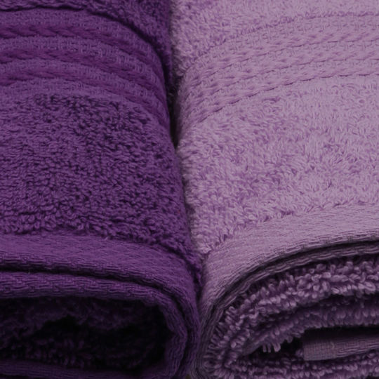 Mijolnir Σετ Πετσέτες Μπάνιου 4τμχ Rainbow 50x90εκ. Lilac Βάρους 500gr/m²