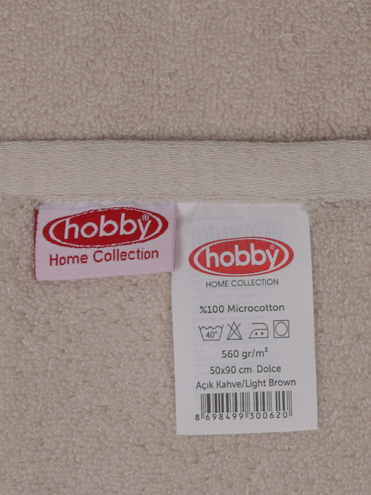 Mijolnir Bath Towels Set 2 pcs Dolce Light Brown Weight 560gsm