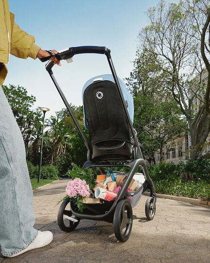Bugaboo Dragonfly Complete Ρυθμιζόμενο Καρότσι Μωρού Kατάλληλο από 6+ Mηνών Midnight Black 7.9kg